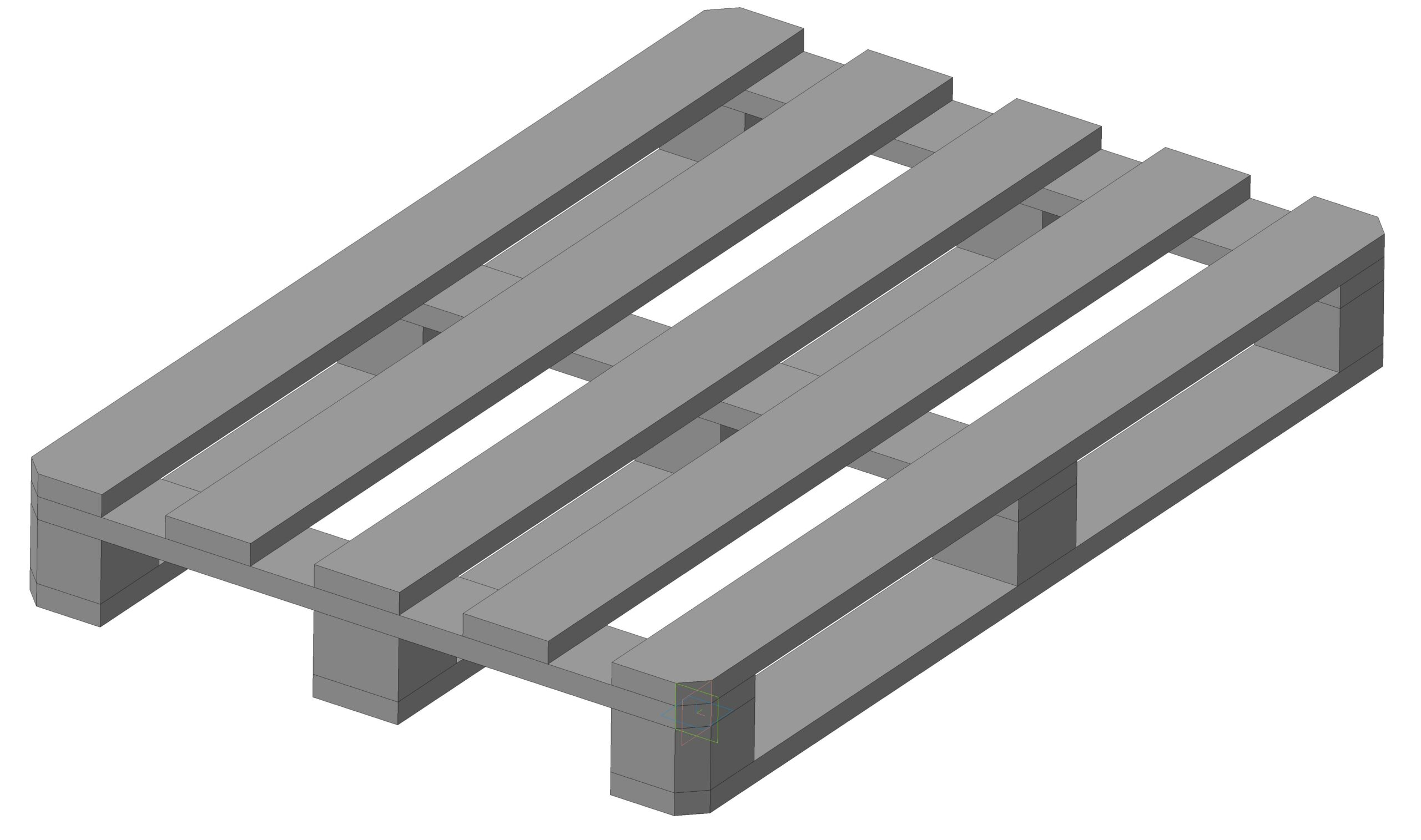 3D модель Паллет 120х80