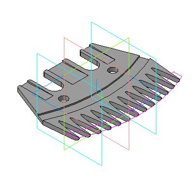 3D модель Гребенка машинки для стрижки овец