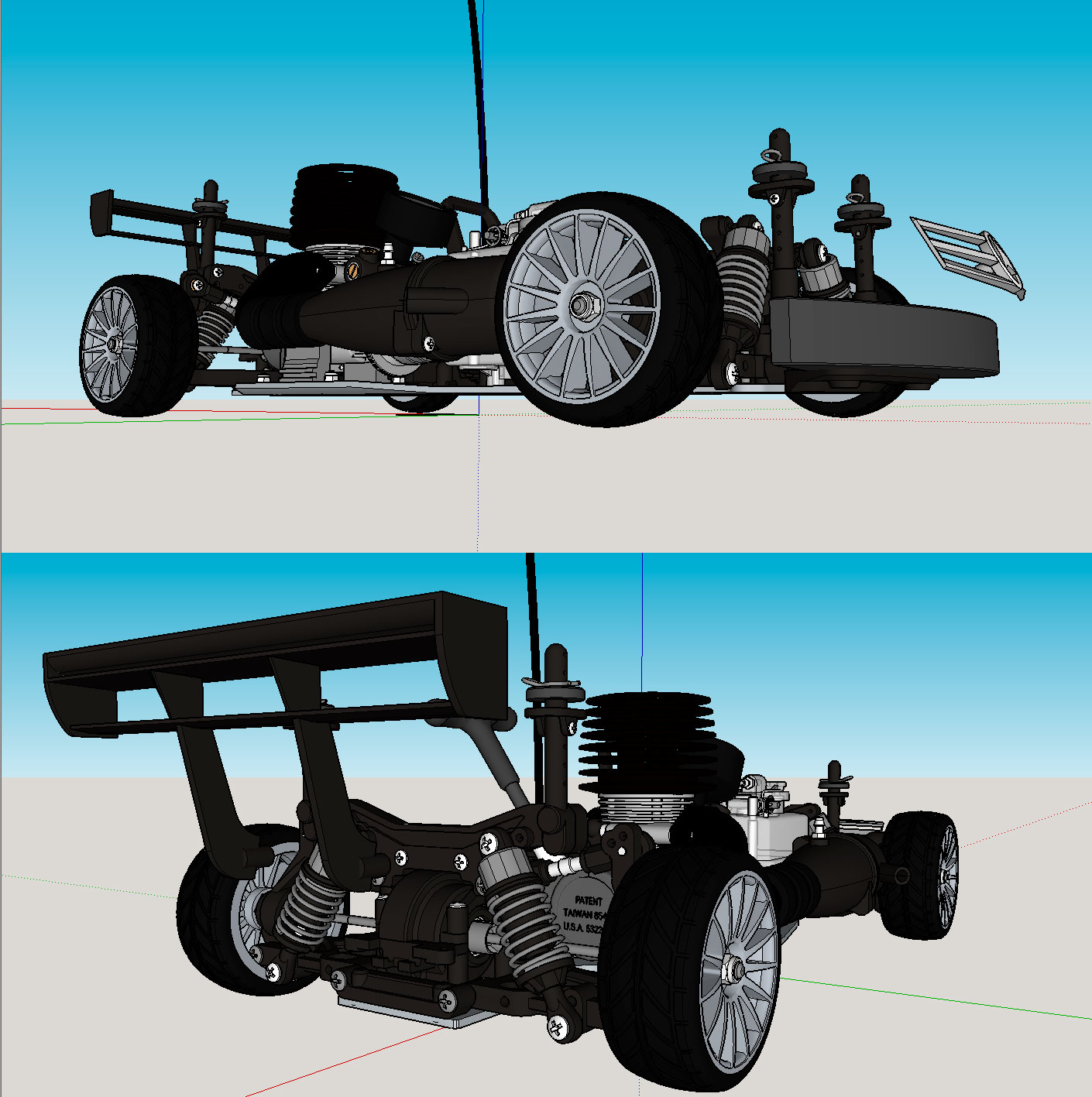 3D модель Модель радиоуправляемой машины Deagostini AMG mercedes