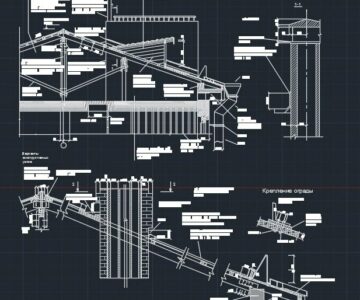 Чертеж Чердачные крыши (узлы)