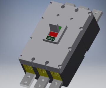 3D модель Автоматический выключатель ANDELI- 1000 A