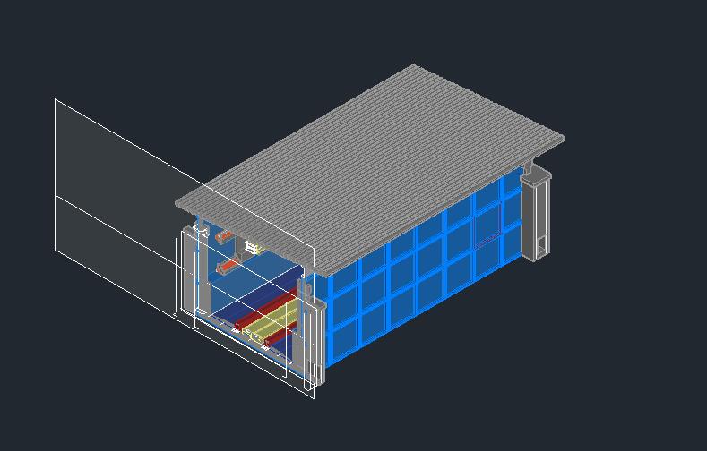 3D модель Вагоноразмораживатель с инфракрасной системой отопления