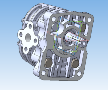 3D модель Насос НШ10Г-3 - 2