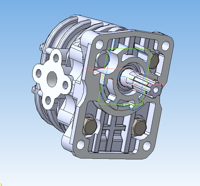 3D модель Насос НШ10Г-3 - 2