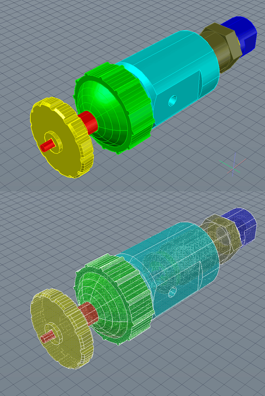 3D модель Выключатель подачи топлива МЧ00.02 автокад