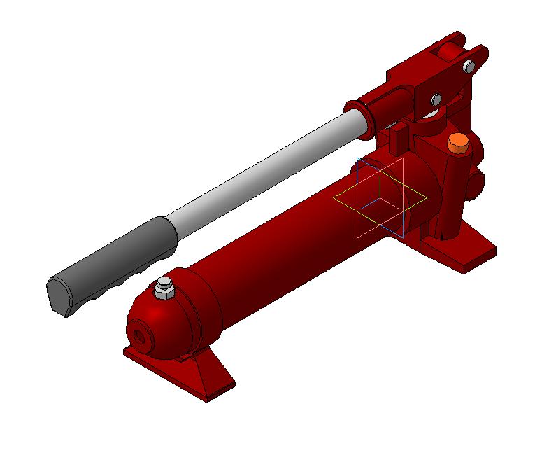 3D модель Насос ручной гидравлический 6.141
