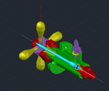 3D модель Пневмоаппарат клапанный задание 26.000