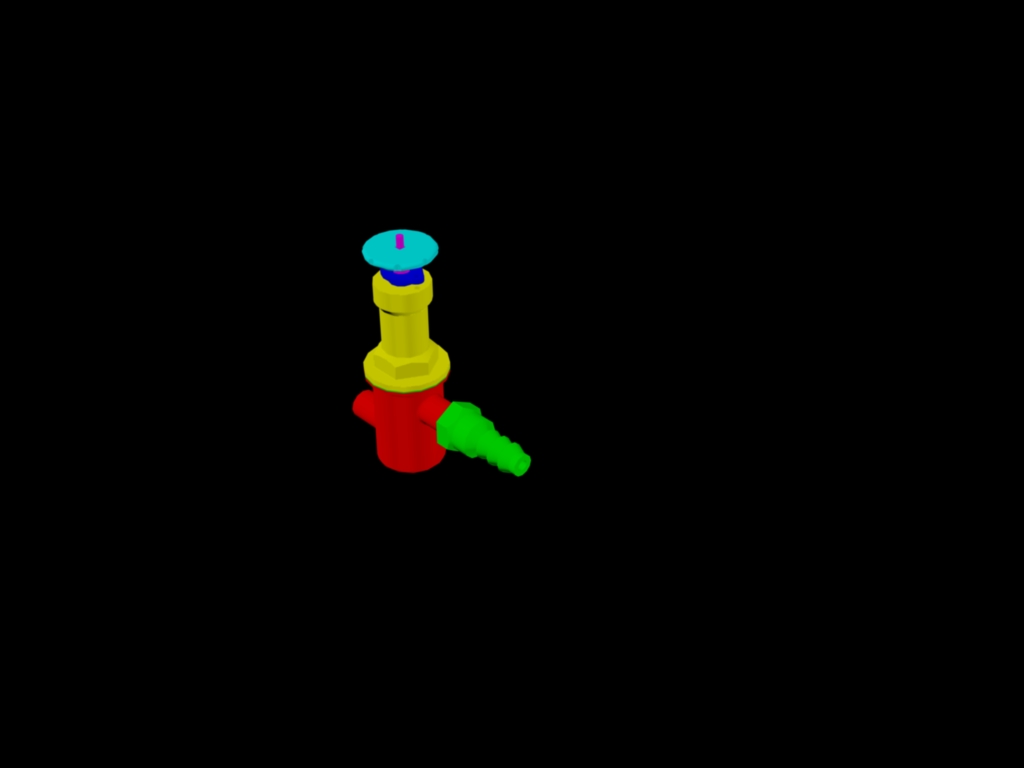 3D модель Клапан (МЧ00.52)