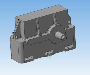 3D модель Редуктор 1Ц2У -315 Исп. 21 КК