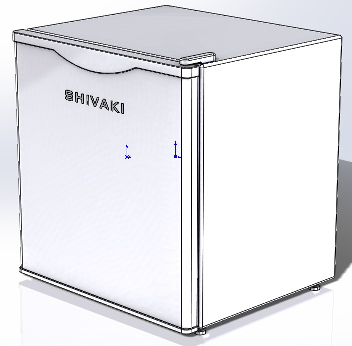 3D модель Холодильник Shivaki SHRF-17TR1-3