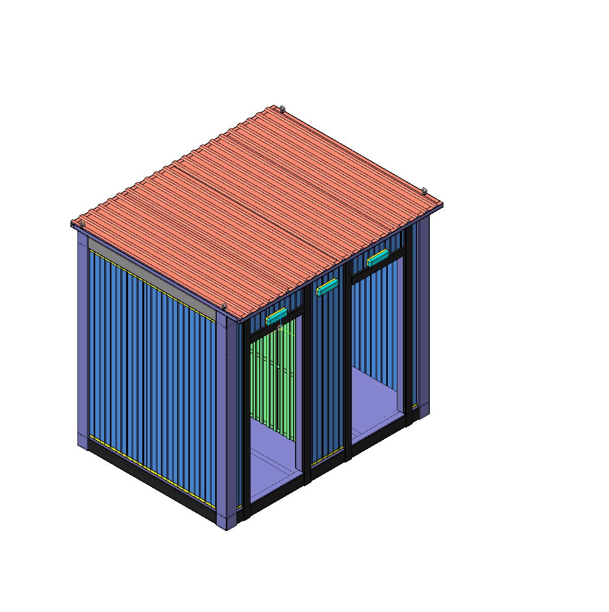 3D модель Туалет модульного типа.