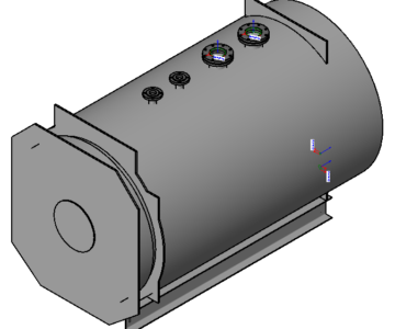 3D модель Котел Энтророс ТТ100-01 1000кВт