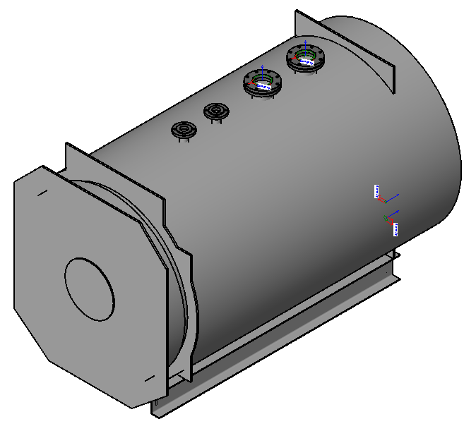 3D модель Котел Энтророс ТТ100-01 1000кВт