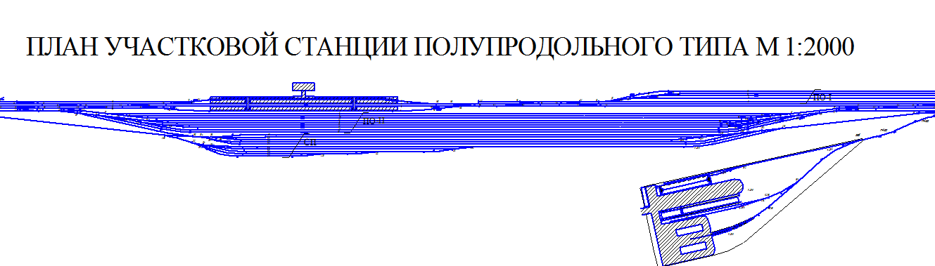 Чертеж Проектирование станции и земляных работ