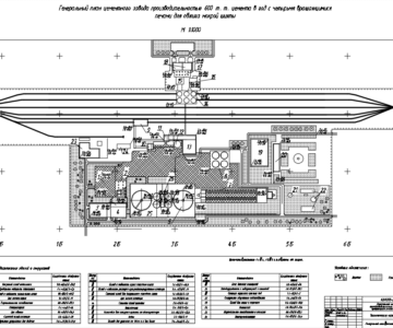 Чертеж Проектирование предприятия по производству безусадочного портландцемента