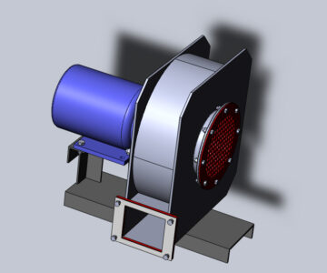 3D модель Вентилятор 5,5 кВт, 3000 об/мин