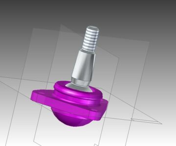 3D модель Шаровая опора верхняя ГАЗ-31105