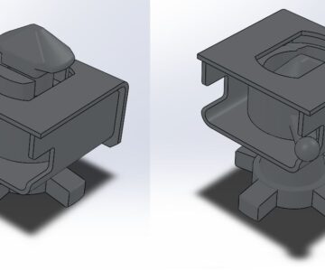 3D модель Замок (твистлок) контейнеровоза