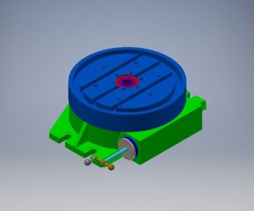 3D модель Поворотный стол для фрезерного станка. Иванов