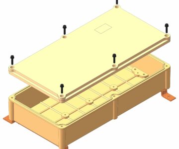 3D модель Коробка соединительная, универсальная, для шахт