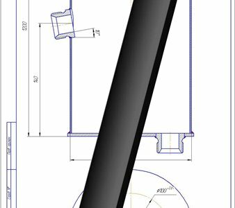 3D модель Емкость контактная напорная