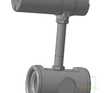 3D модель Расходомер Метран (300 ПР)