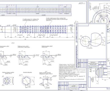 Чертеж Проектирование режущего инструмента -протяжка и фасонный резец