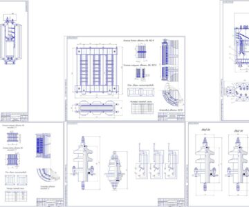 Чертеж Расчёт и конструктивная разработка трансформатора ТМ 630/6