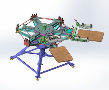 3D модель Станок шелкографный