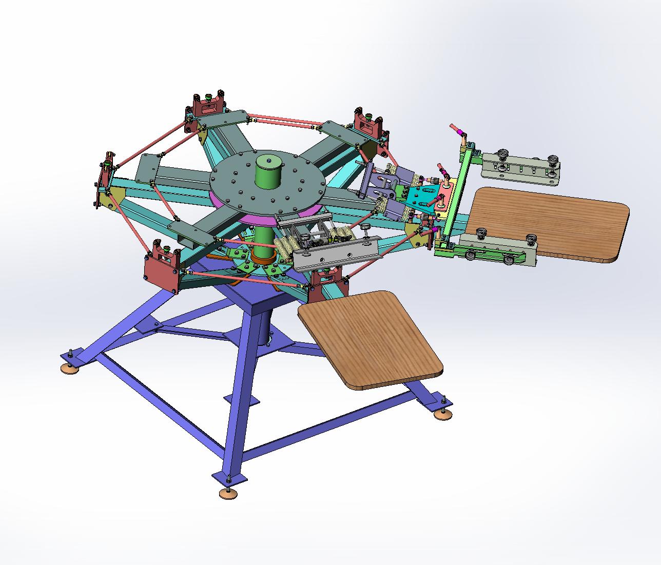 3D модель Станок шелкографный