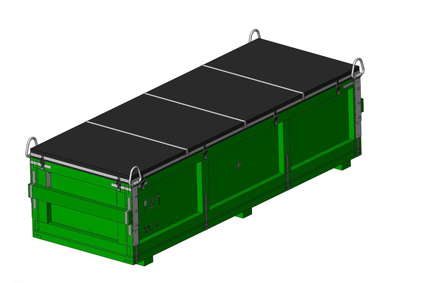 3D модель Ящик транспортный