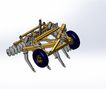 3D модель Глубокорыхлитель навесной ГРН-1,5