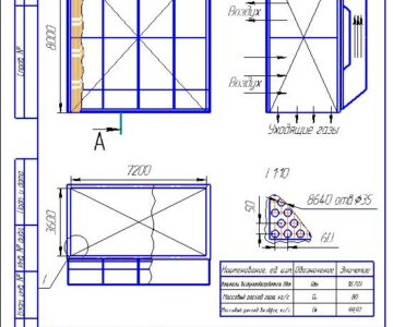 Чертеж Тепловой расчёт воздухоподогревателя