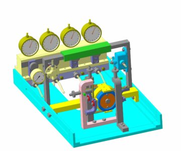 3D модель Стенд проверки параметров затяжки резьбовых соединений