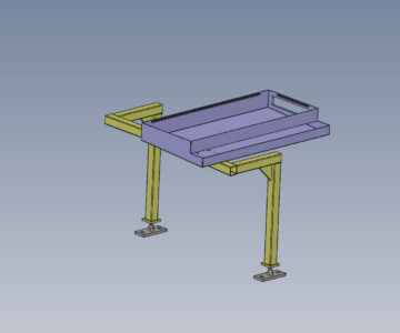 3D модель Приемник деталей станка Maier