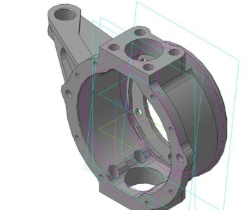 3D модель Корпус поворотного кулака ГАЗ-66