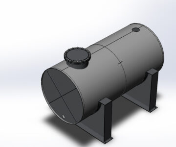 3D модель Бочка для хранения жидких продуктов V 5.3 куб.метр