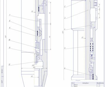 Чертеж Испытатель пластов ИМП-146