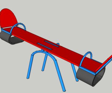 3D модель Качели-балансир "Interatletika"