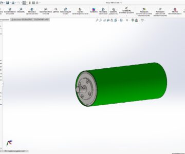 3D модель Ролик ленточного транспортера