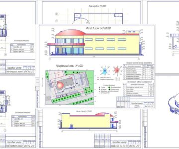 3D модель Расчетно-графическая работа на тему: «Торговый центр»