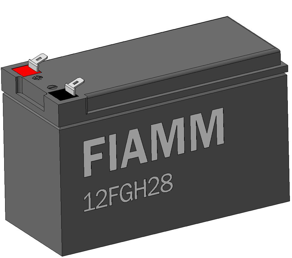 3D модель Аккумулятор Fiamm_12FGH28