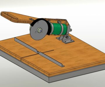 3D модель Приспособление для резки металла для болгарки