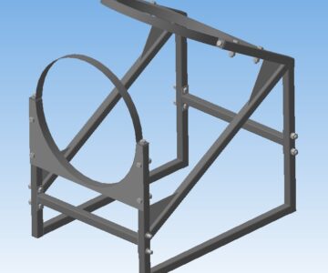 3D модель Опора вентиляционного отвода 630мм