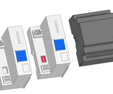 3D модель Модуль контроллера СРМ712, CPM713 и блок питания БП60Б-Д4-24С Овен