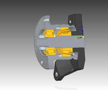 3D модель Ступица в сборе ГАЗ-31105