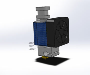 3D модель Hotend E3D V6