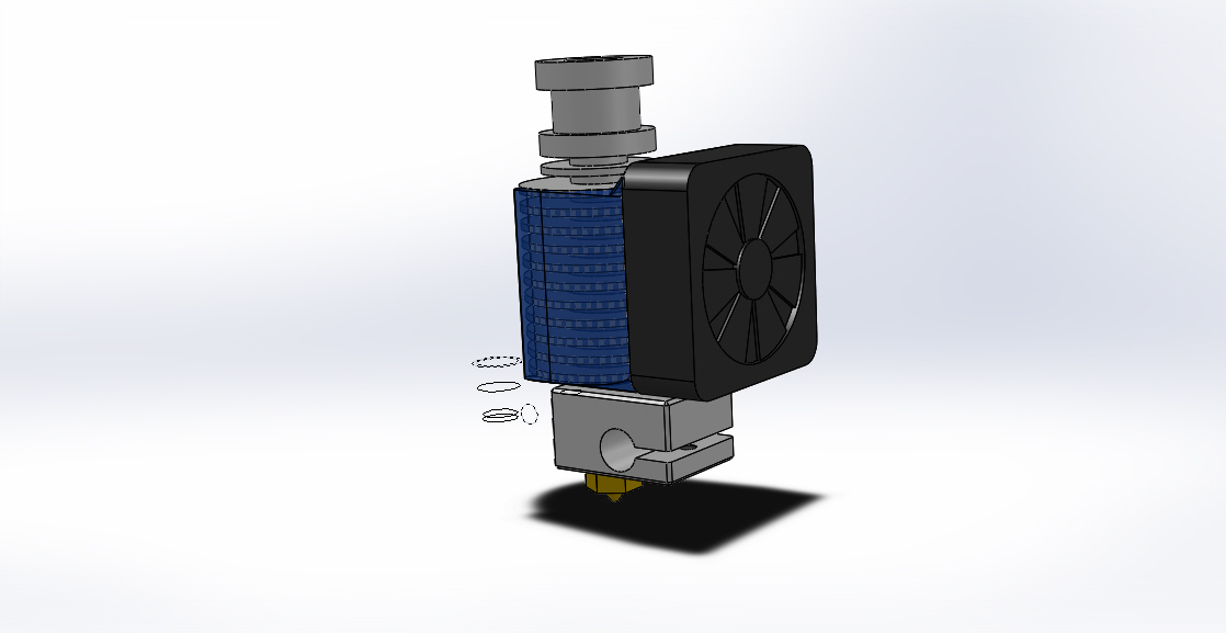 3D модель Hotend E3D V6