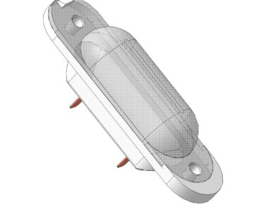 3D модель Фонарь подсветки номера