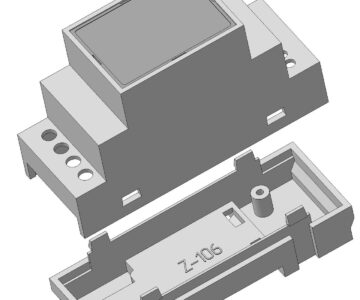 3D модель Корпус Z-106 на DIN-рейку